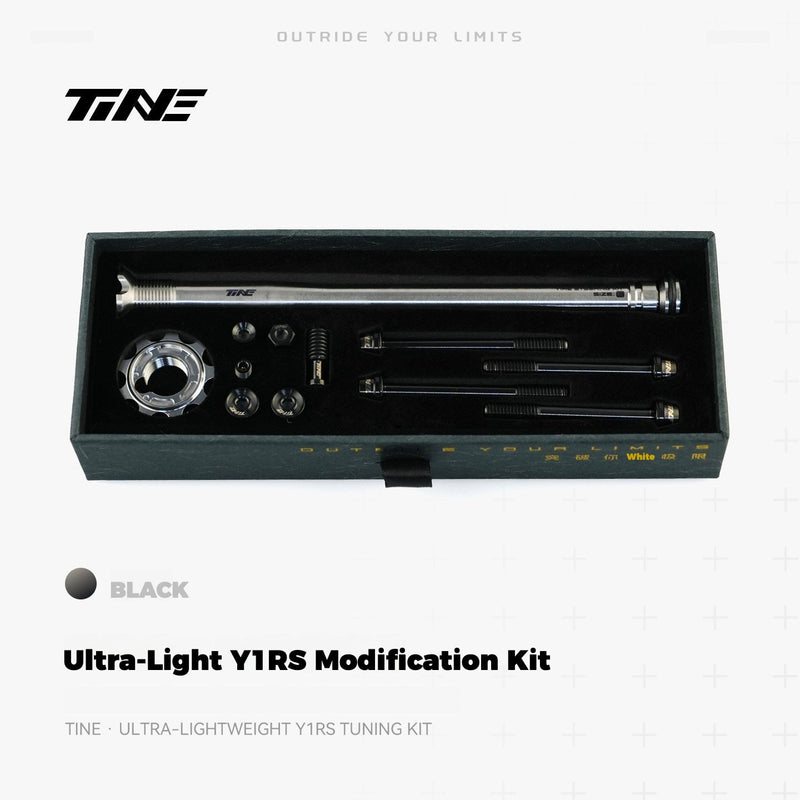 TiNE Titanium Upgrade Kit for Colnago Y1RS – Ultralight Steerer Expander & Titanium Bolt Set
