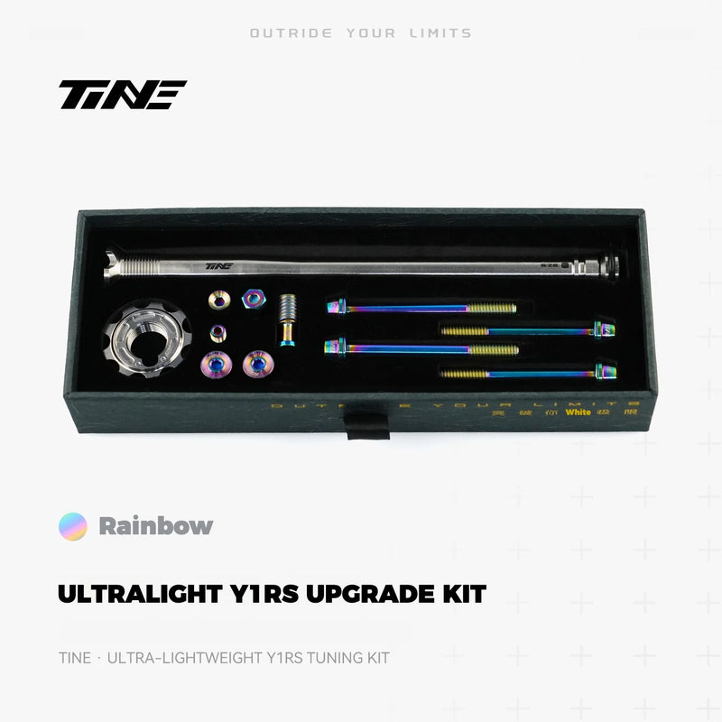 TiNE Titanium Upgrade Kit for Colnago Y1RS | Ultralight Steerer Expander + Titanium Bolt Set - Detail 11
