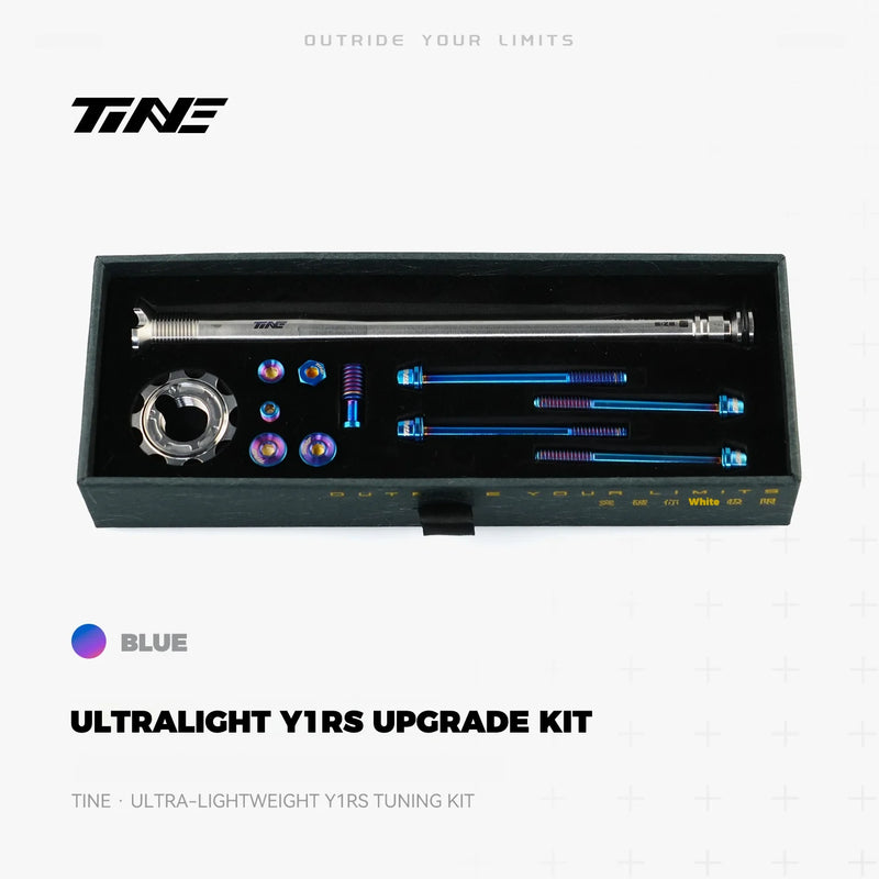 TiNE Titanium Upgrade Kit for Colnago Y1RS | Ultralight Steerer Expander + Titanium Bolt Set - Detail 13