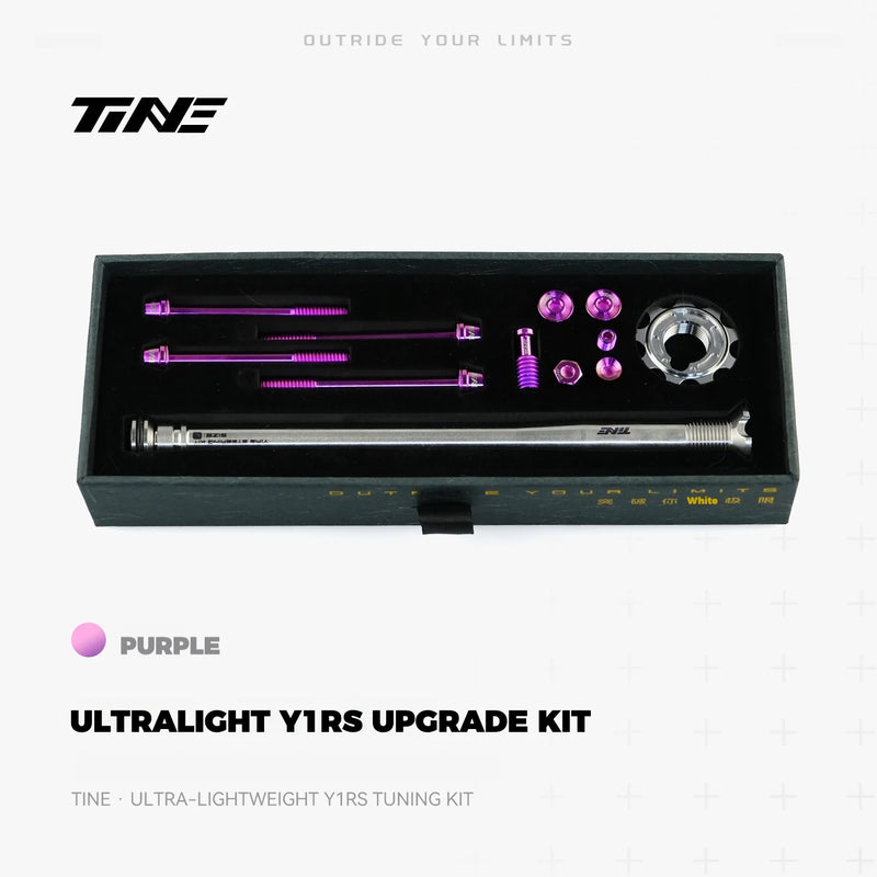 TiNE Titanium Upgrade Kit for Colnago Y1RS | Ultralight Steerer Expander + Titanium Bolt Set - Detail 15