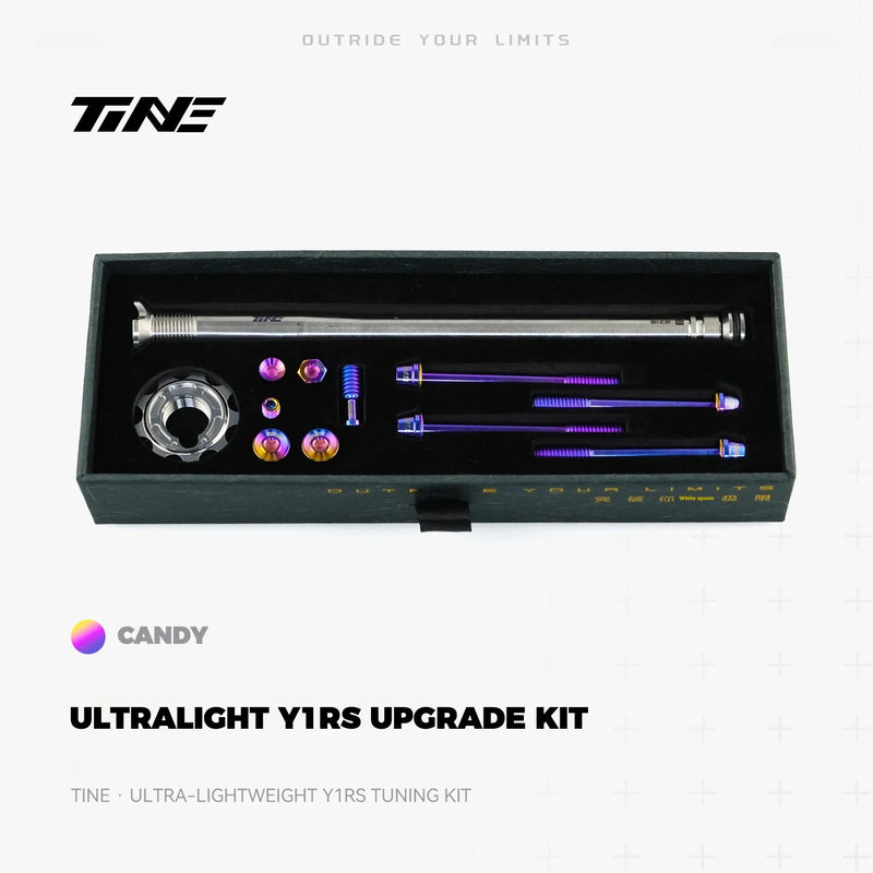 TiNE Titanium Upgrade Kit for Colnago Y1RS | Ultralight Steerer Expander + Titanium Bolt Set - Detail 16