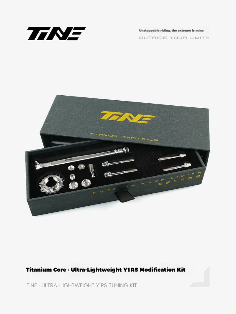 TiNE Titanium Upgrade Kit for Colnago Y1RS | Ultralight Steerer Expander + Titanium Bolt Set - Detail 17
