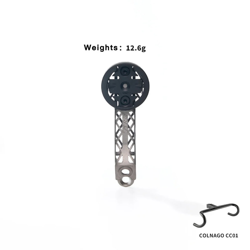 TiNE Ultra-Light Titanium Computer Mount for BMC SLR01 Integrated Handlebar | Full Hollow | High Strength - Detail 16