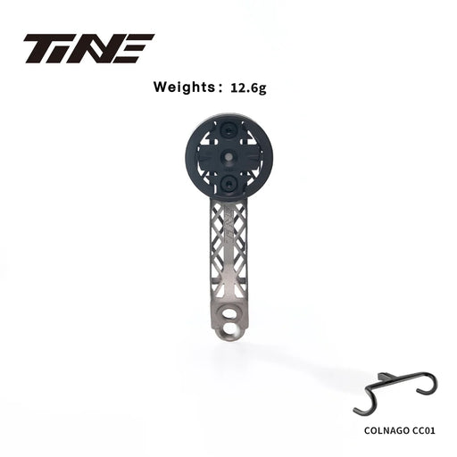 TiNE Ultra-Light Hollow Titanium Computer Mount for Colnago CCO1 & Y1RS | High-Strength 3D Printed Design