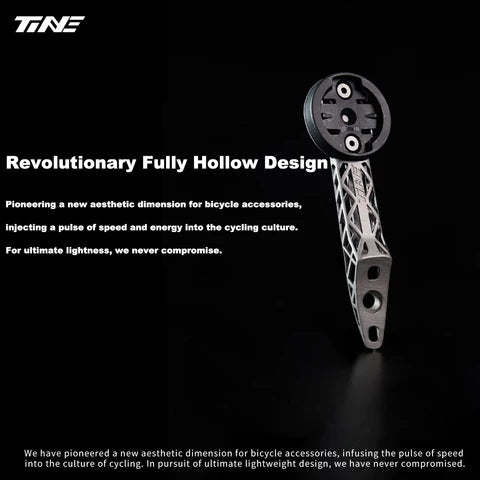 TiNE Ultra-Light Hollow Titanium Computer Mount for Colnago CCO1 & Y1RS | High-Strength 3D Printed Design - Detail 5