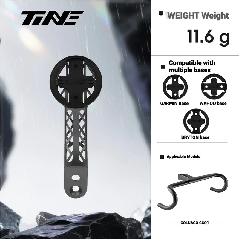 TiNE Ultra-Light Hollow Titanium Computer Mount for Colnago CCO1 & Y1RS | High-Strength 3D Printed Design - Detail 18