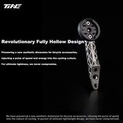 TiNE Ultra-Light Titanium Computer Mount for Bianchi Oltre Integrated Handlebar | Full Hollow | High Strength - Detail 5