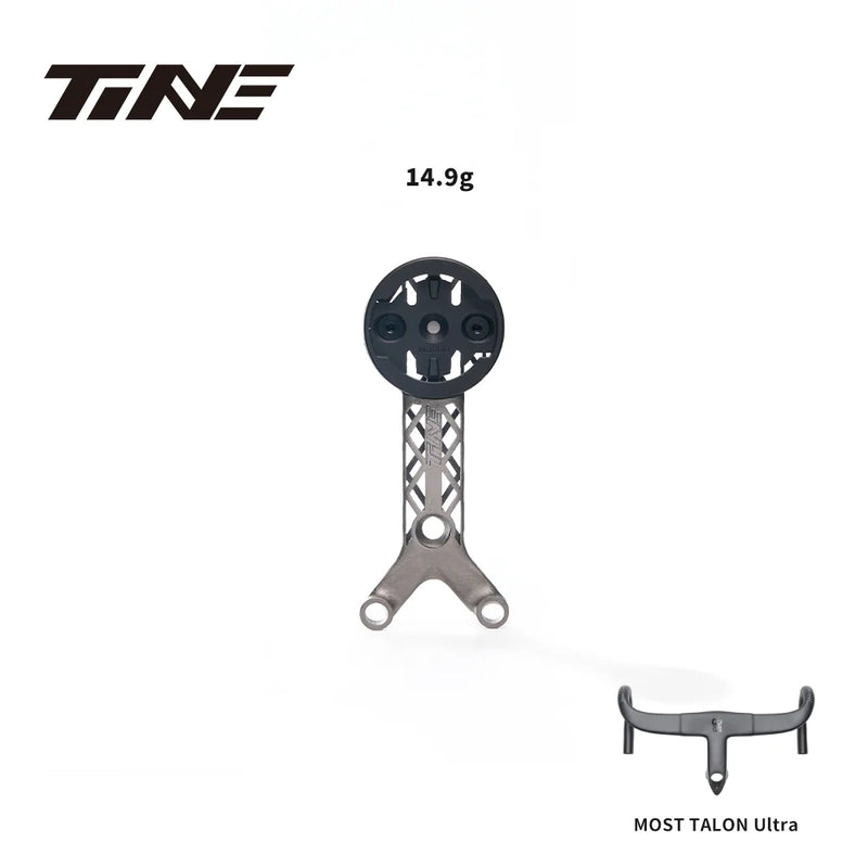 TiNE Ultra-Light Titanium PINARELLO MOST TALON Ultra 3D Printed Computer Mount | Hollow High-Strength Design