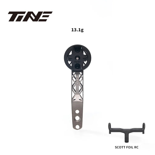 TiNE Ultra-Light Titanium SCOTT FOIL RC 2023 3D Printed Computer Mount | Fully Hollow High-Strength Design
