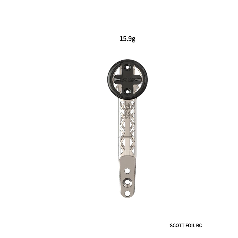 TiNE Ultra-Light Titanium SCOTT FOIL RC 2023 3D Printed Computer Mount | Fully Hollow High-Strength Design - Detail 16