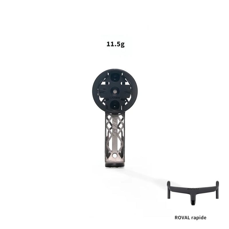 TiNE Ultra-Light Titanium Specialized Roval Rapide 3D Printed Computer Mount | Fully Hollow | High Strength - Detail 17