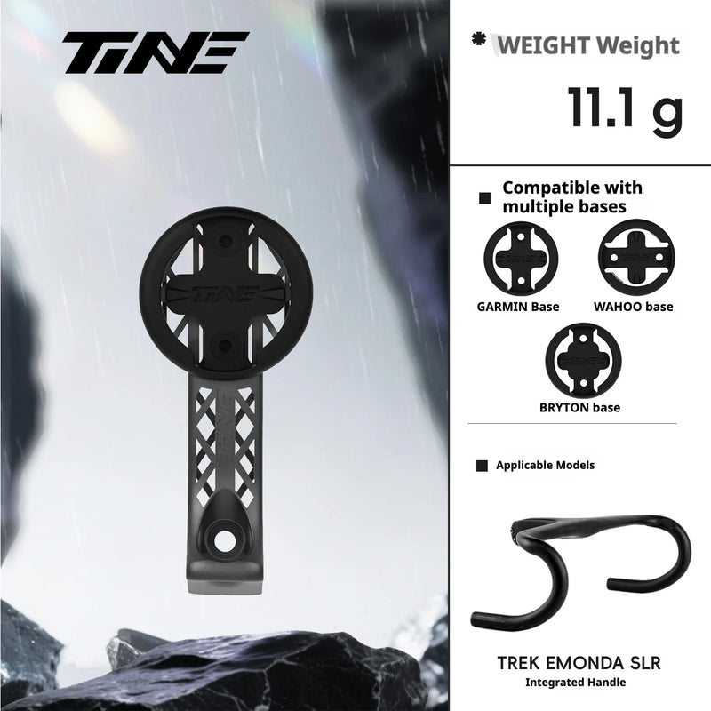 TiNE Ultra-Light Titanium TREK MADONE 3D Printed Computer Mount | Fully Hollow | High Strength - Detail 16