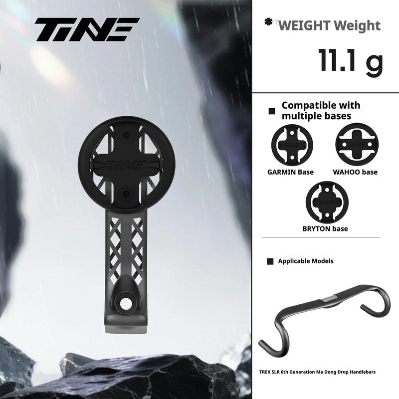 TiNE Ultra-Light Titanium TREK MADONE 3D Printed Computer Mount | Fully Hollow | High Strength - Detail 17