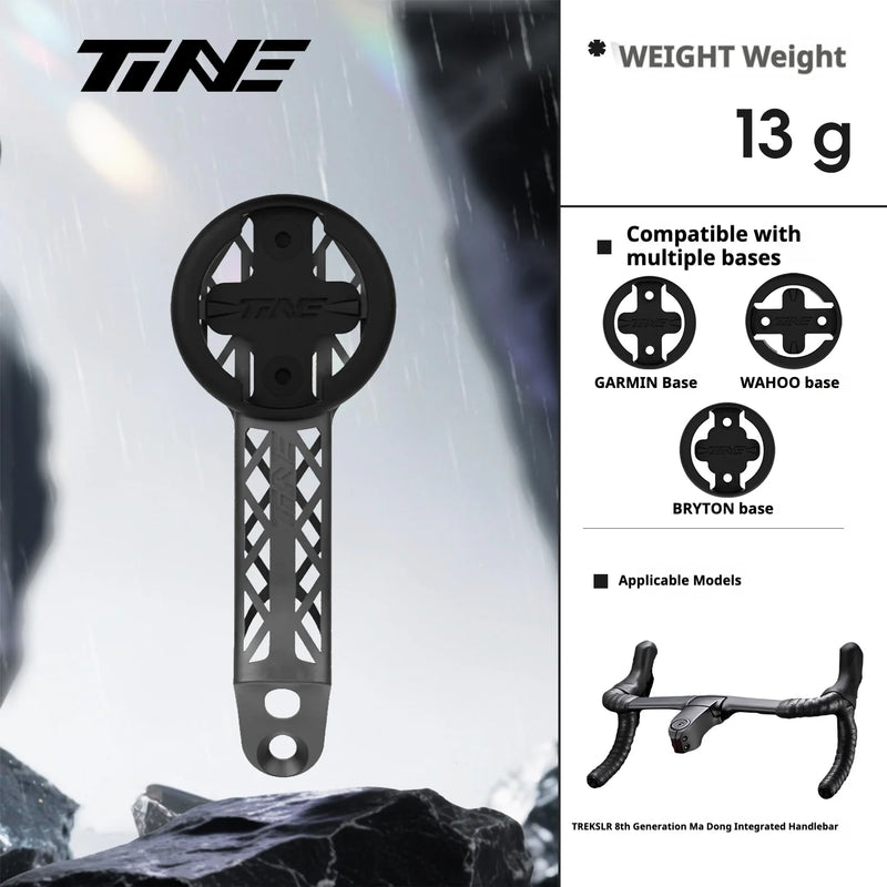 TiNE Ultra-Light Titanium TREK MADONE 3D Printed Computer Mount | Fully Hollow | High Strength - Detail 19