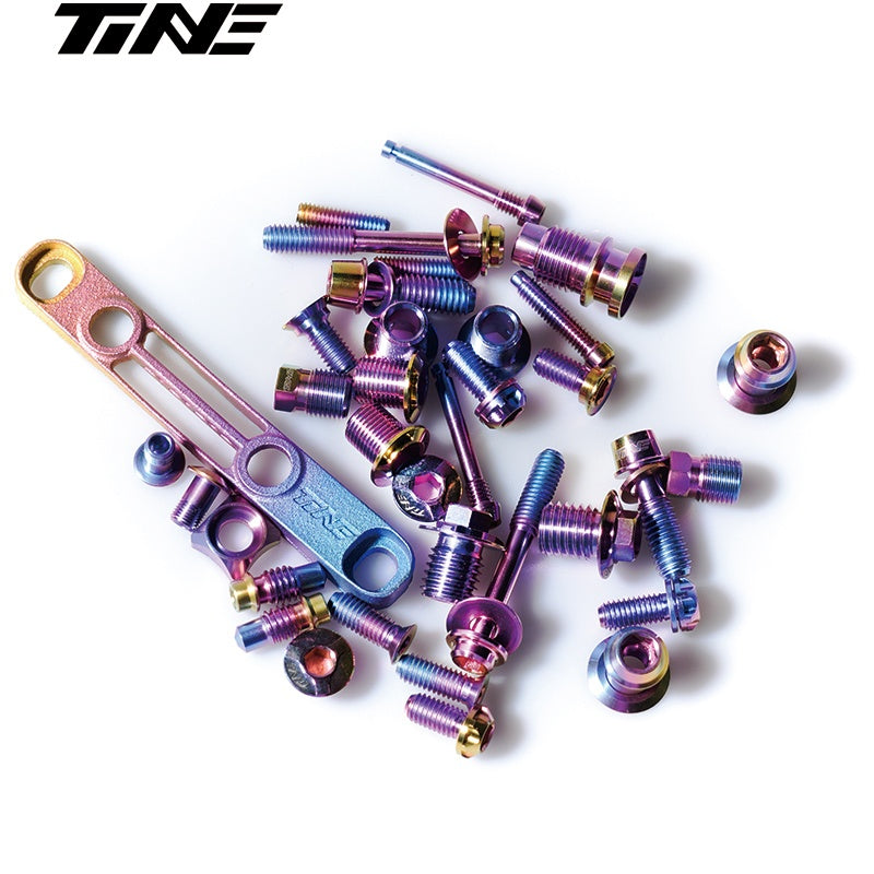 TiNE Titanium Bolt Kit for Shimano Dura-Ace 9270 / Ultegra 8170 / 105 7170