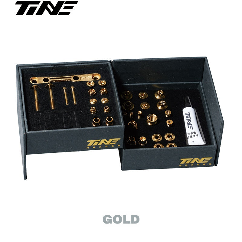 TiNE Titanium Bolt Kit for Shimano Dura-Ace 9270 / Ultegra 8170 / 105 7170