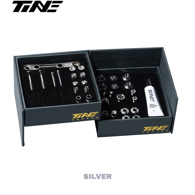 TiNE Titanium Bolt Kit for Shimano Dura-Ace 9270 / Ultegra 8170 / 105 7170