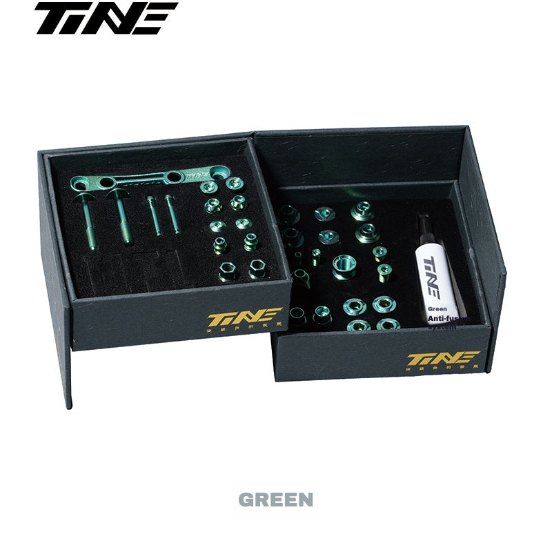 TiNE Titanium Bolt Kit for Shimano Dura-Ace 9270 / Ultegra 8170 / 105 7170
