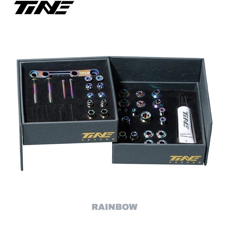 TiNE Titanium Bolt Kit for Shimano Dura-Ace 9270 / Ultegra 8170 / 105 7170