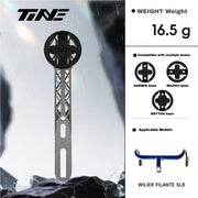 TiNE Titanium Computer Mount for WILIER FILANTE SLR Integrated Handlebar | Garmin Wahoo Bryton GPS