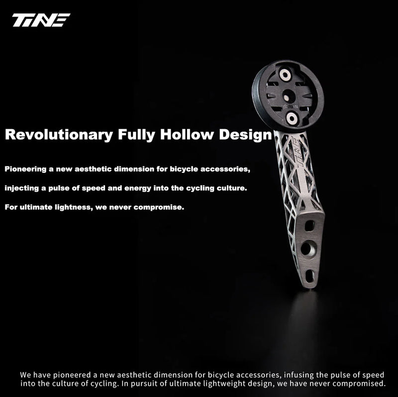 TiNE Titanium Computer Mount for WILIER FILANTE SLR Integrated Handlebar | Garmin Wahoo Bryton GPS - Detail 7