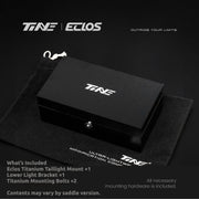 TiNE × Eclos 3D-Printed Titanium Taillight Mount — Specialized / Trek / Fizik / Prologo / CADEX — 9g