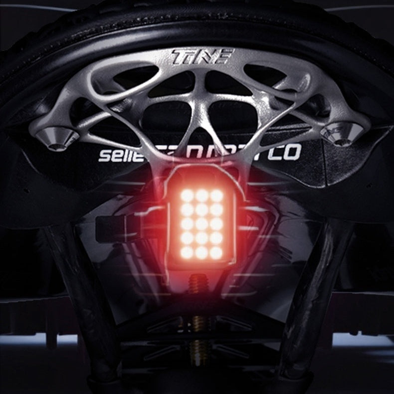 TiNE × Eclos 3D-Printed Titanium Taillight Mount — Specialized / Trek / Fizik / Prologo / CADEX — 9g