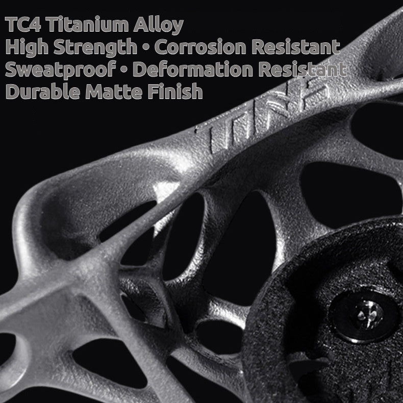 TiNE × Eclos 3D-Printed Titanium Taillight Mount — Specialized / Trek / Fizik / Prologo / CADEX — 9g