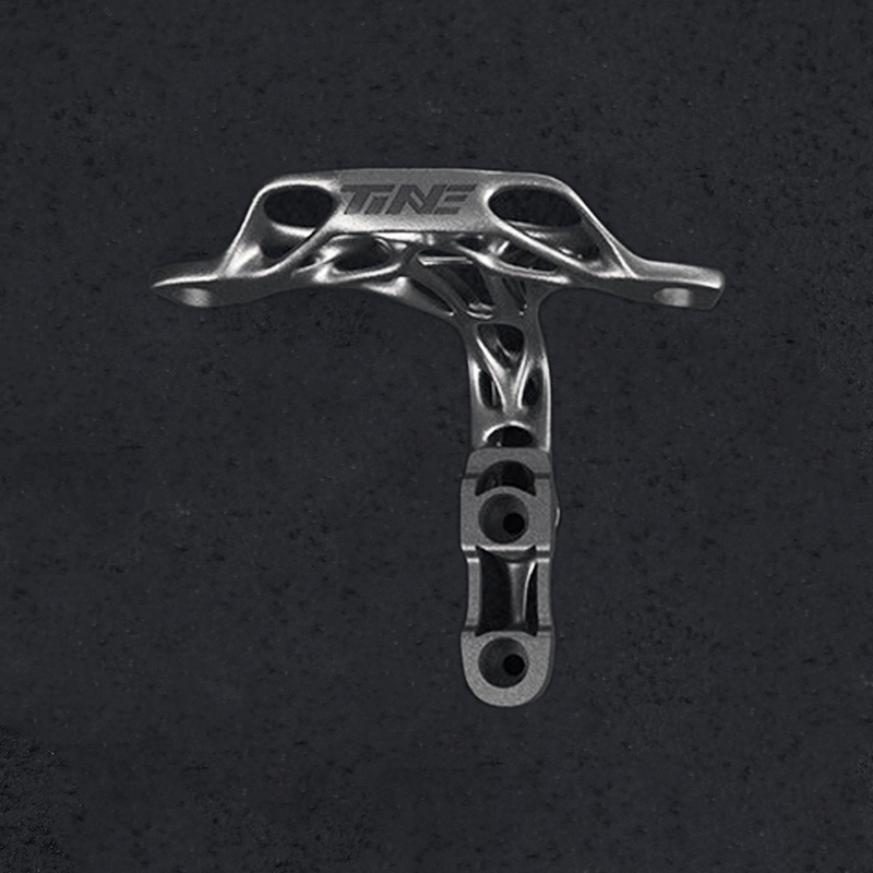 TiNE × Eclos 3D-Printed Titanium Taillight Mount — Specialized / Trek / Fizik / Prologo / CADEX — 9g