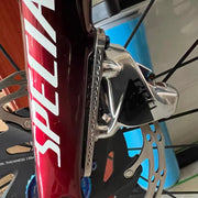 Titanium 140–160mm Flat Mount Disc Brake Adapter SL8 &