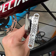 Titanium 140–160mm Flat Mount Disc Brake Adapter SL8 &