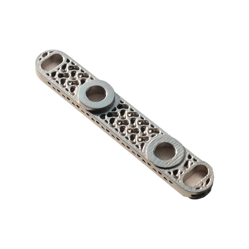 Titanium 140–160mm Flat Mount Disc Brake Adapter SL8 & Universal Front-10g Titanium raw finish