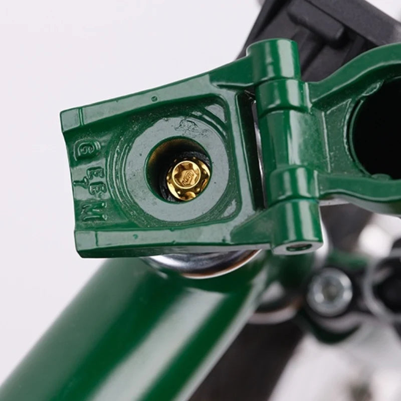 S-PARTS Titanium Bolt Upgrade Kit for Brompton | TC4 CNC Lightweight Frame / Hinge Hardware Set - Detail 7