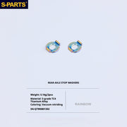 S-PartS Titanium Bolt Upgrade Kit for Brompton | TC4 CNC Lightweight Frame & Hinge Hardware Set
