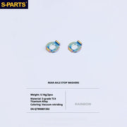S-PARTS Titanium Bolt Upgrade Kit for Brompton | TC4 CNC Lightweight Frame / Hinge Hardware Set - Detail 104