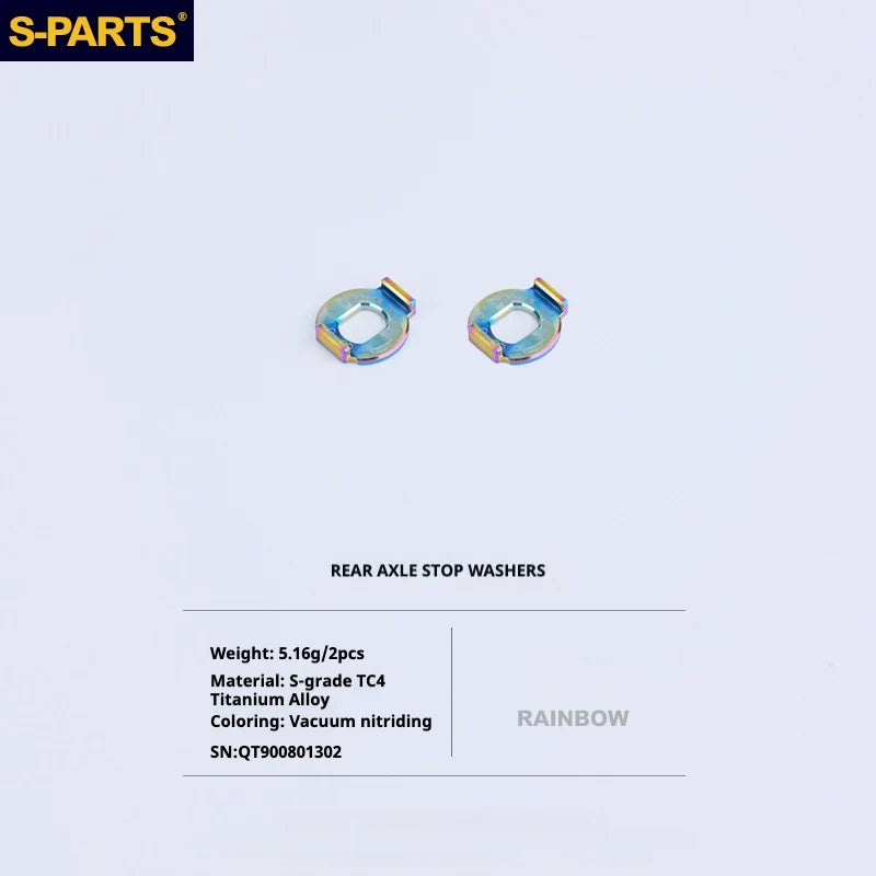 S-PARTS Titanium Bolt Upgrade Kit for Brompton | TC4 CNC Lightweight Frame / Hinge Hardware Set - Detail 104