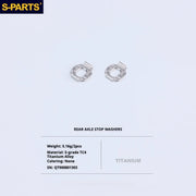 S-PARTS Titanium Bolt Upgrade Kit for Brompton | TC4 CNC Lightweight Frame / Hinge Hardware Set - Detail 105