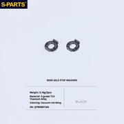 S-PARTS Titanium Bolt Upgrade Kit for Brompton | TC4 CNC Lightweight Frame / Hinge Hardware Set - Detail 106
