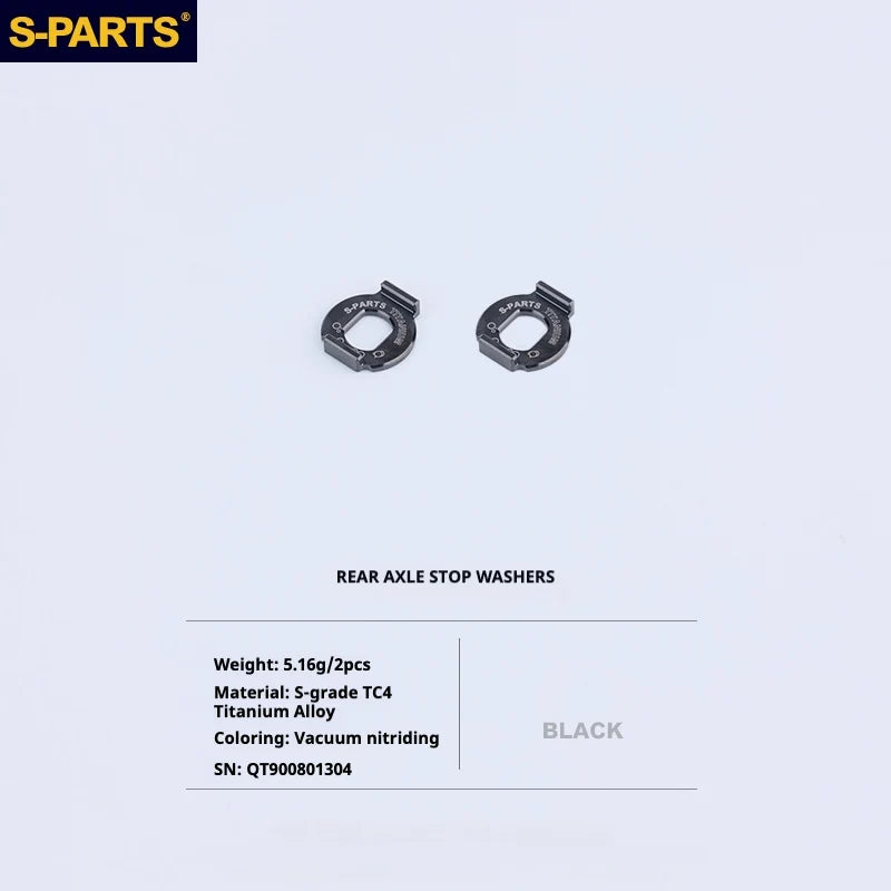 S-PARTS Titanium Bolt Upgrade Kit for Brompton | TC4 CNC Lightweight Frame / Hinge Hardware Set - Detail 106