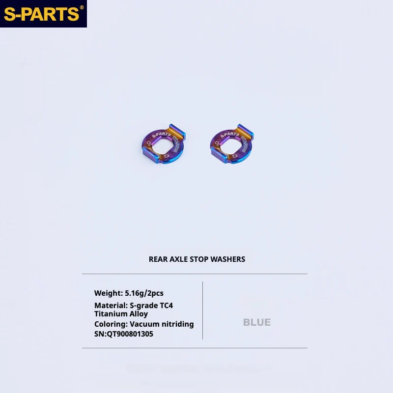 S-PARTS Titanium Bolt Upgrade Kit for Brompton | TC4 CNC Lightweight Frame / Hinge Hardware Set - Detail 107