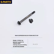 S-PARTS Titanium Bolt Upgrade Kit for Brompton | TC4 CNC Lightweight Frame / Hinge Hardware Set - Detail 112