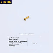 S-PARTS Titanium Bolt Upgrade Kit for Brompton | TC4 CNC Lightweight Frame / Hinge Hardware Set - Detail 16
