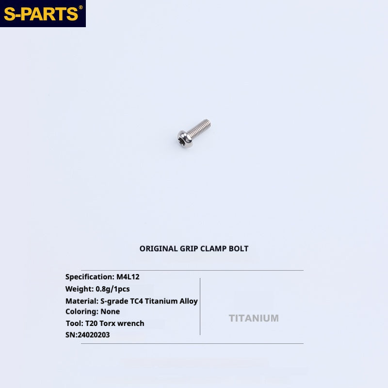 S-PartS Titanium Bolt Upgrade Kit for Brompton | TC4 CNC Lightweight Frame & Hinge Hardware Set