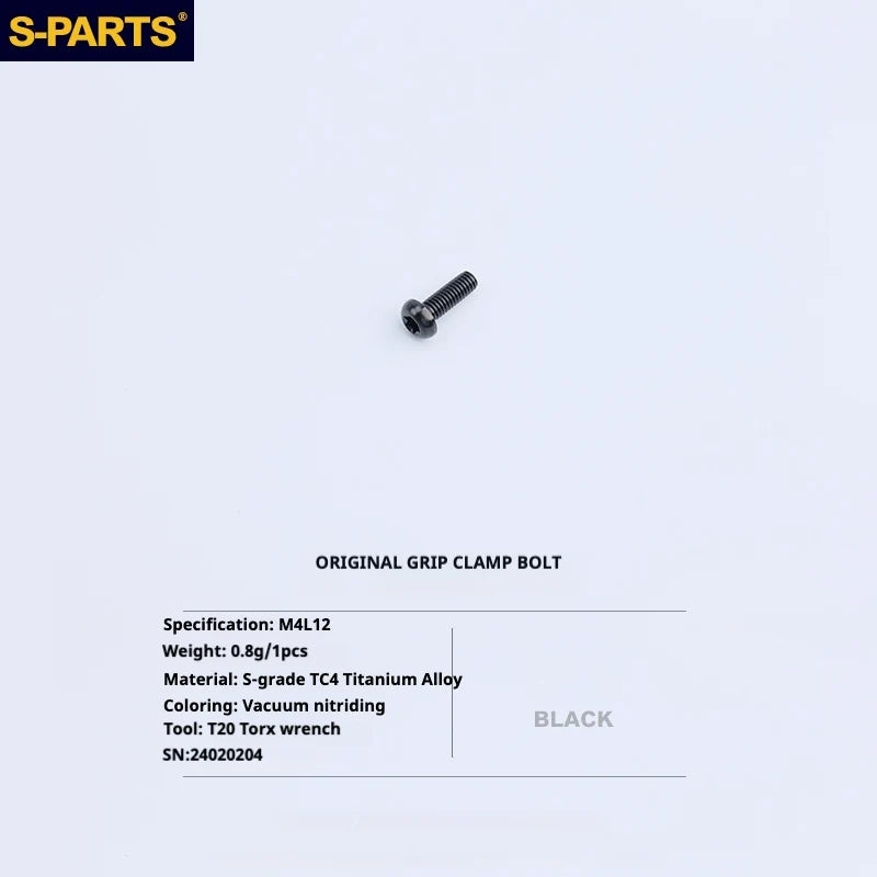 S-PARTS Titanium Bolt Upgrade Kit for Brompton | TC4 CNC Lightweight Frame / Hinge Hardware Set - Detail 22