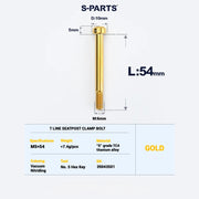 S-PARTS Titanium Bolt Upgrade Kit for Brompton | TC4 CNC Lightweight Frame / Hinge Hardware Set - Detail 29