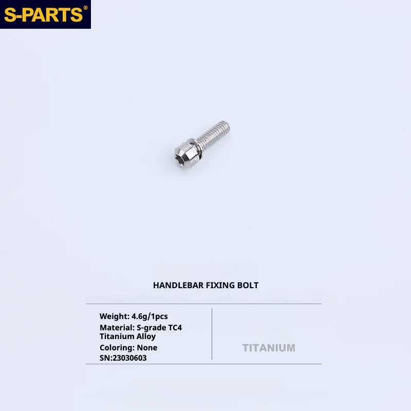 S-PARTS Titanium Bolt Upgrade Kit for Brompton | TC4 CNC Lightweight Frame / Hinge Hardware Set - Detail 34