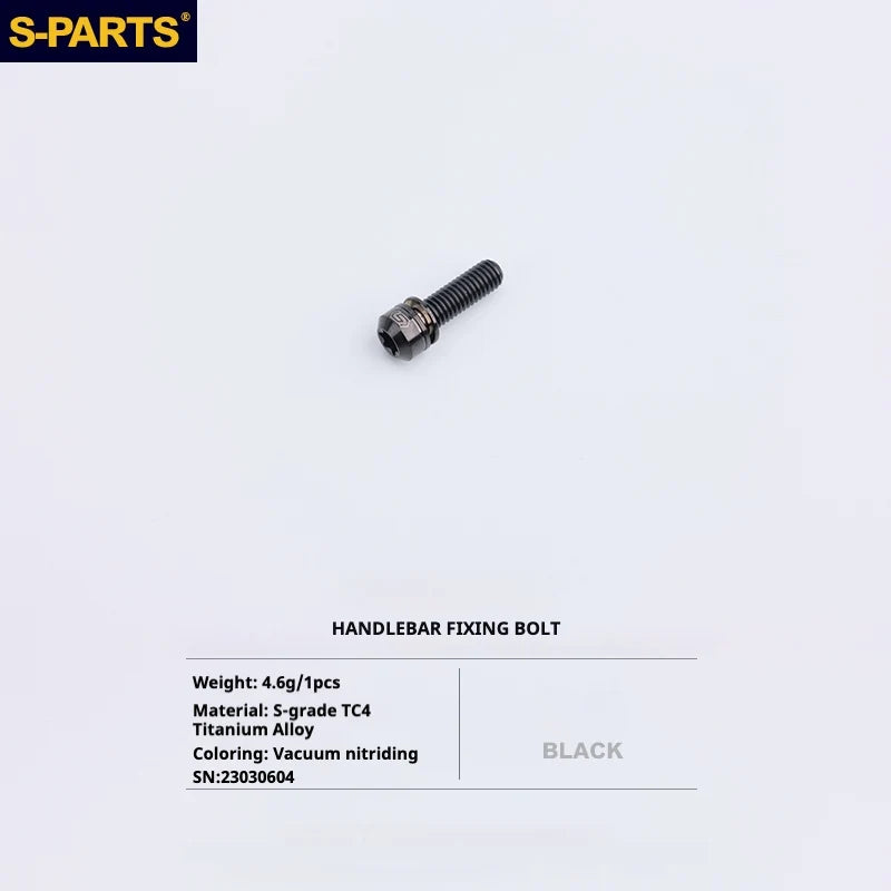 S-PARTS Titanium Bolt Upgrade Kit for Brompton | TC4 CNC Lightweight Frame / Hinge Hardware Set - Detail 36