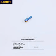S-PARTS Titanium Bolt Upgrade Kit for Brompton | TC4 CNC Lightweight Frame / Hinge Hardware Set - Detail 40