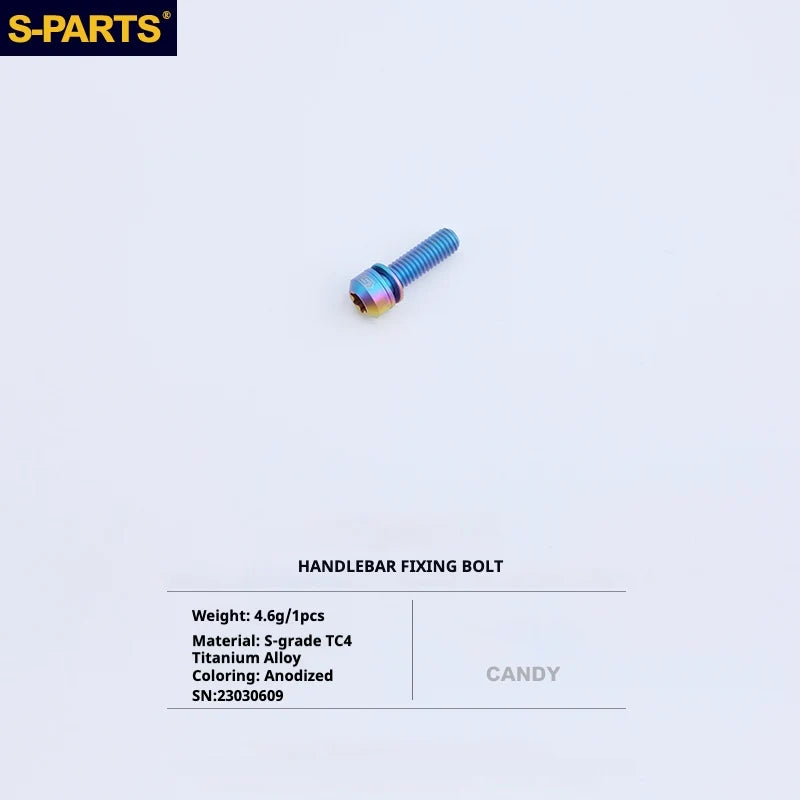 S-PARTS Titanium Bolt Upgrade Kit for Brompton | TC4 CNC Lightweight Frame / Hinge Hardware Set - Detail 40