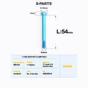 S-PartS Titanium Bolt Upgrade Kit for Brompton | TC4 CNC Lightweight Frame & Hinge Hardware Set